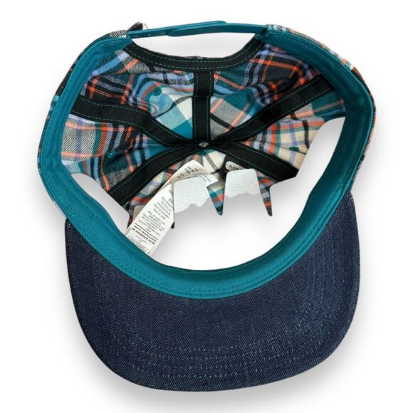NEW Patagonia Mens Range Hat Snapback Hat Adjustable Closure Plaid One Size - Picture 3 of 5